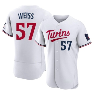 Authentic Zack Weiss Men's Minnesota Twins Home Jersey - White