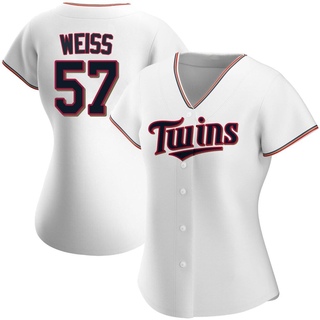 Authentic Zack Weiss Women's Minnesota Twins Home Jersey - White