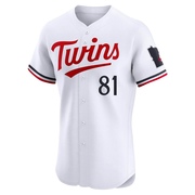 Elite Jordan Balazovic Men's Minnesota Twins Home Jersey - White