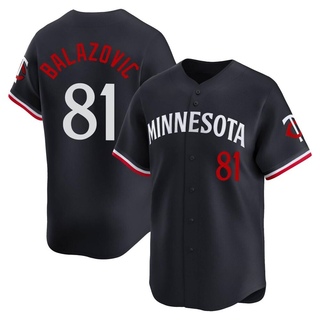 Limited Jordan Balazovic Men's Minnesota Twins Alternate Jersey - Navy