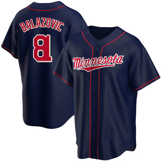 Replica Jordan Balazovic Youth Minnesota Twins Alternate Team Jersey - Navy