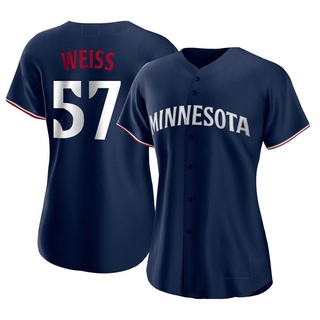 Replica Zack Weiss Women's Minnesota Twins Alternate Jersey - Navy